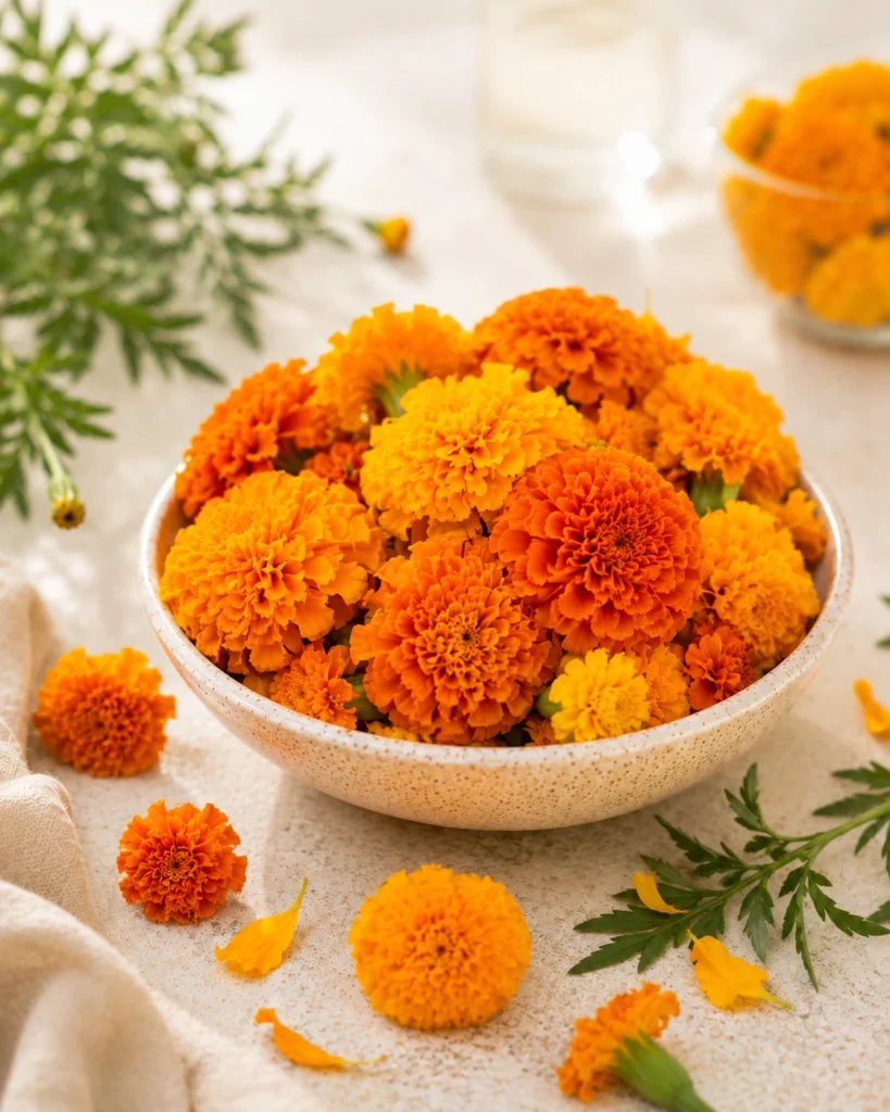 forestea Naturally dried marigold petals for premium floral herbal tea